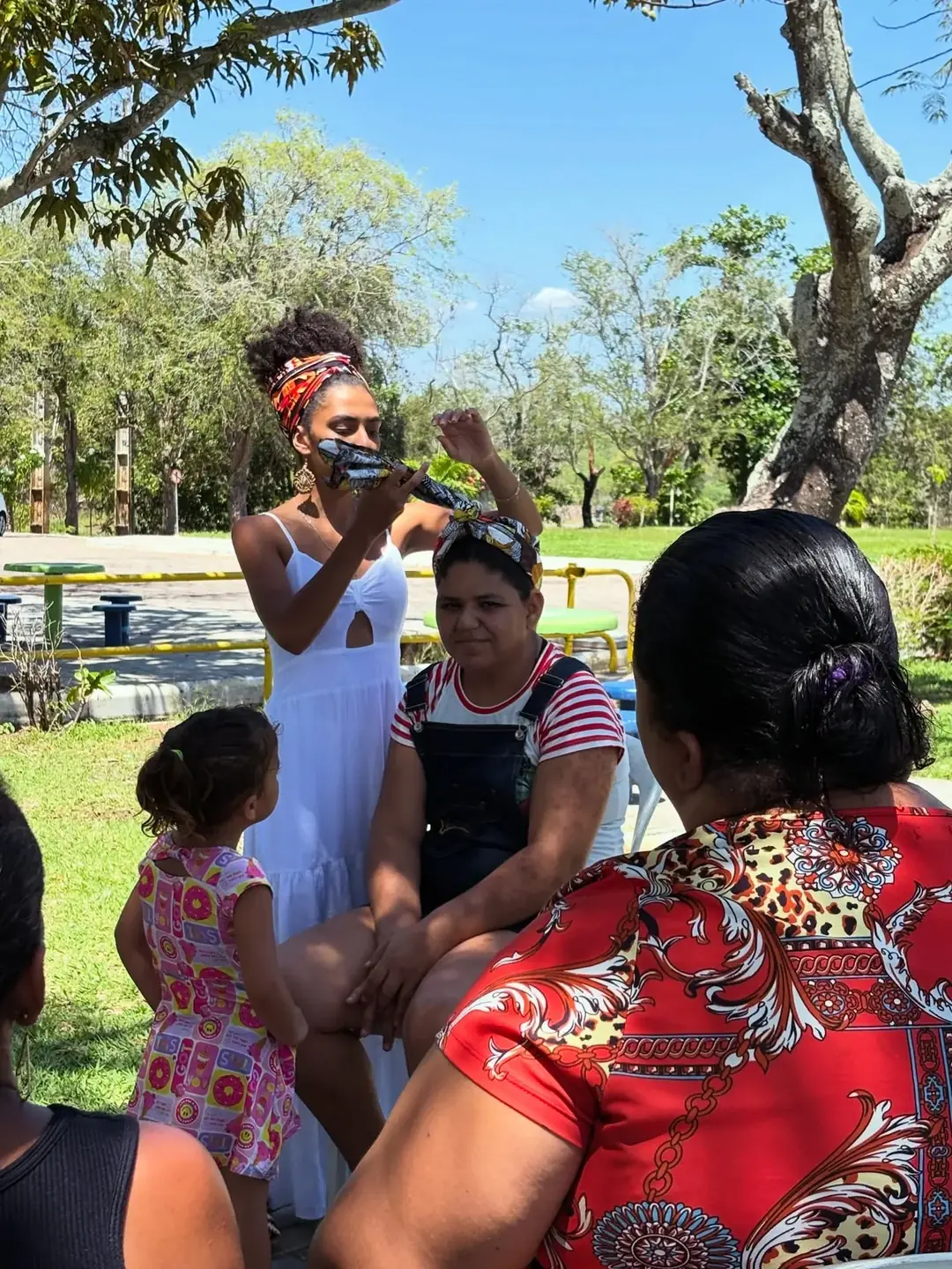 Encontro de famílias acompanhadas pelo CRAS